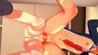 2 NekoBoys Fuck in School’s Toilet – Yaoi 3D