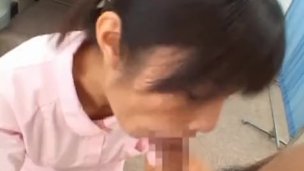 Super sexy Japanese nurses sucking