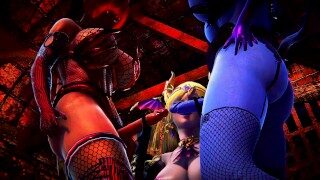 THREESOME FUTA SUCCUBUS FUCK IN TORTURE ROOM | 3D HENTAI DEMONS